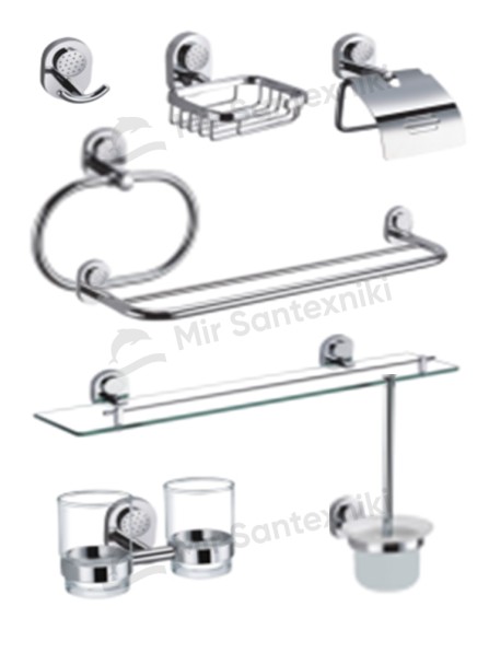 Набор для ванной Debora 6 (хром)